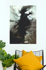 The Last Light Above the Void Dark Fantasy Wall Art Poster (Darkness poster)