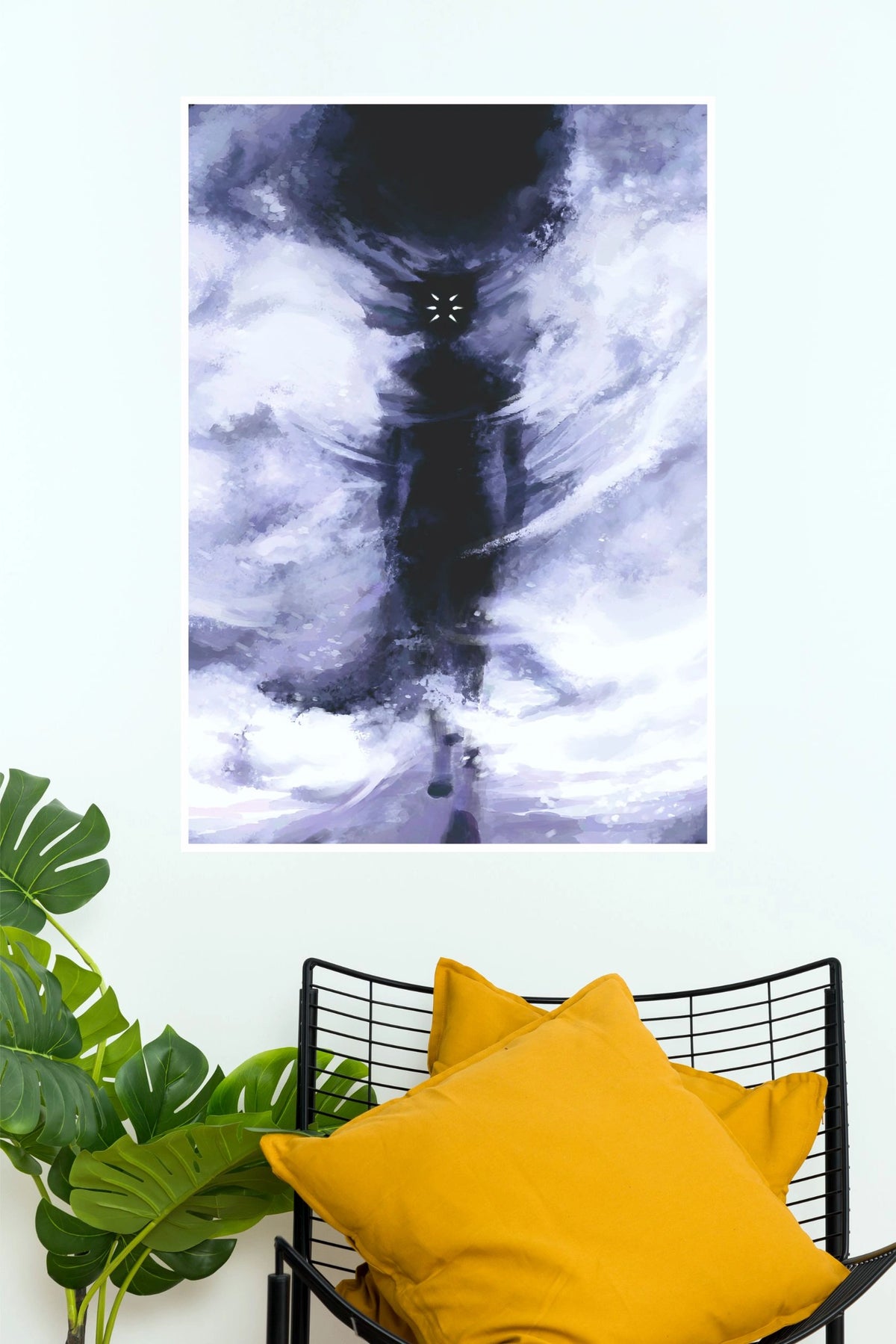 Frost Wraith – Ethereal Shadow Wall Art Poster (Darkness poster)