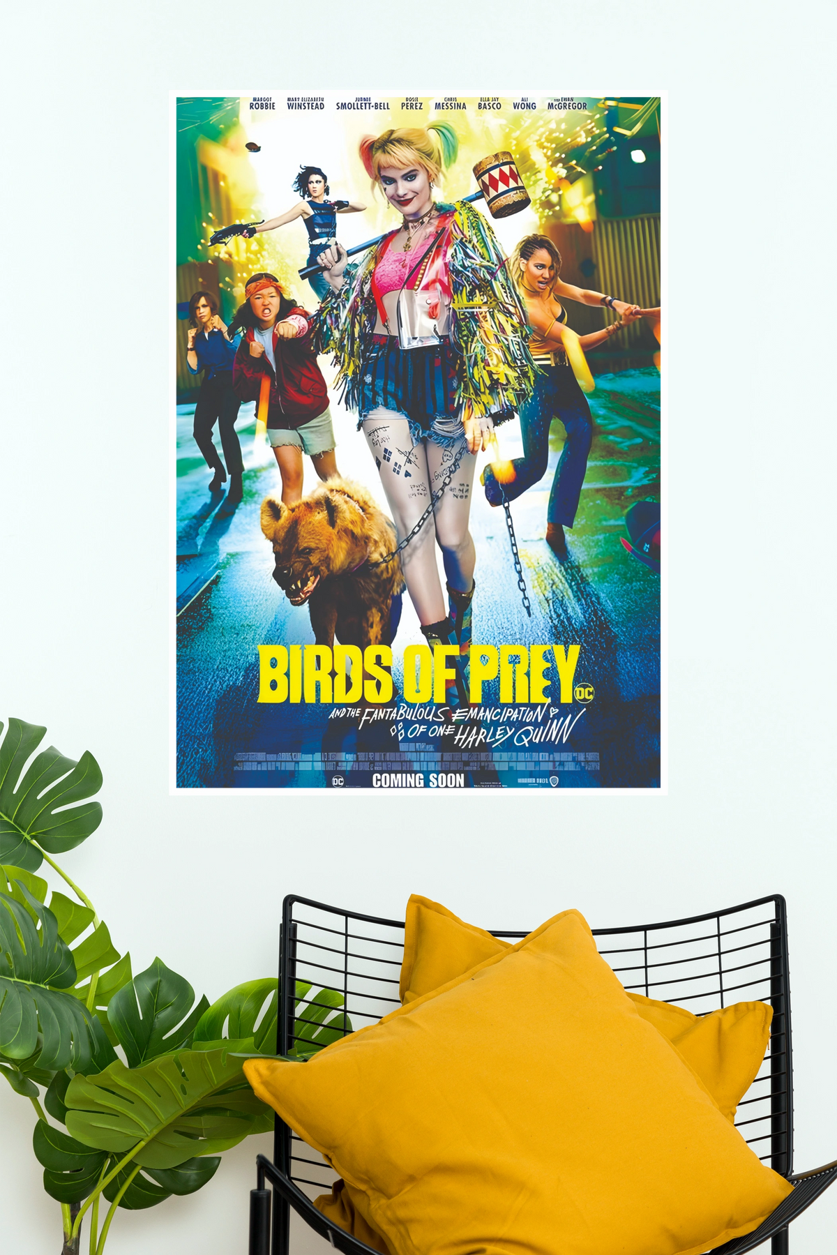 Harley Quinn: Birds of Prey Movie Poster | Premium Paper & Canvas Wall Art Print (DC  poster)