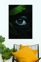 Hidden Gaze Botanical Eye Wall Art Poster ( Eye poster)