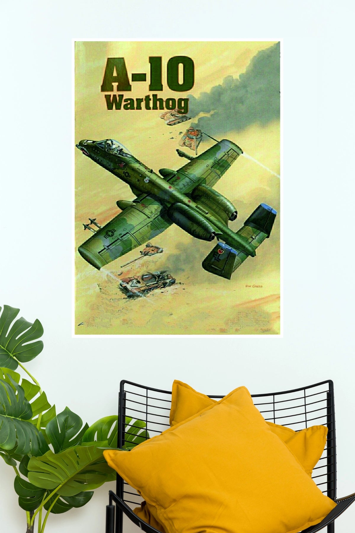 A-10 Warthog Vintage Military Aviation Wall Poster  ( Fighter Plane poster) (Copy)