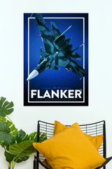 Su-33 Flanker-D Air Superiority Fighter Jet Wall Poster (Fighter Plane poster)