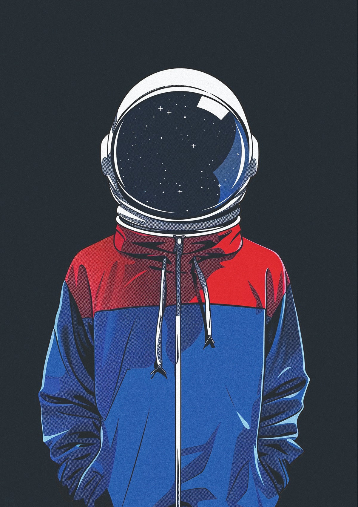Spacebound Soul Astronaut Hoodie Wall Poster (Astronauts sky walker poster)