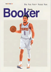 Phoenix Number 1 Basketball Star Wall Poster  (Basket ball poster)