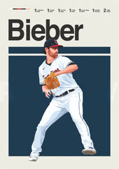 Cleveland Elite Baseball Pitcher Wall Poster (baseball poster)