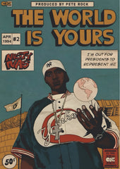 The World Is Yours Vintage Hip-Hop Wall Poster (baseball poster)