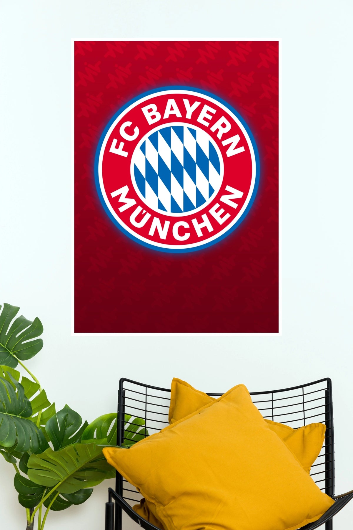 FC Bayern Munich Football Club Logo Wall Poster  (baseball poster)