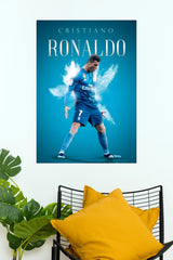 CR7 Number 7 Football Legend Celebration Wall Poster  baseball poster)