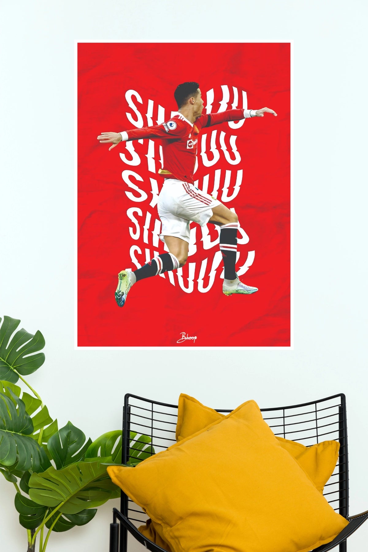 CR7 Number 7 Football Legend Celebration Wall Poster ( baseball poster)