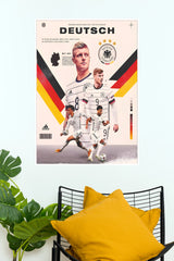 Germany National Football Team Legends Collage Wall Poster ( baseball poster)