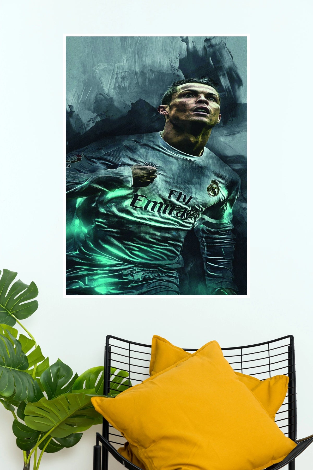 Fearless Number 7 Football Legend Wall Poster (Football poster)
