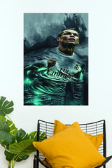 Fearless Number 7 Football Legend Wall Poster (Football poster)