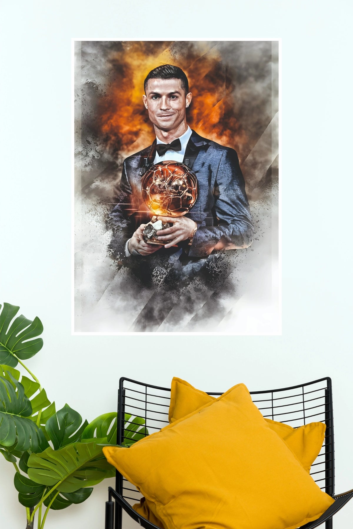 Madeira to the World Football Legend Golden Award Wall Poster (Football poster)