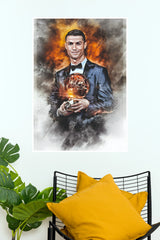 Madeira to the World Football Legend Golden Award Wall Poster (Football poster)