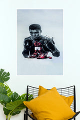 Legendary Boxing Champion Knockout Wall Poster (Football poster)