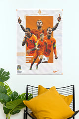 Netherlands National Football Team Orange Legends Wall Poster (Football poster)