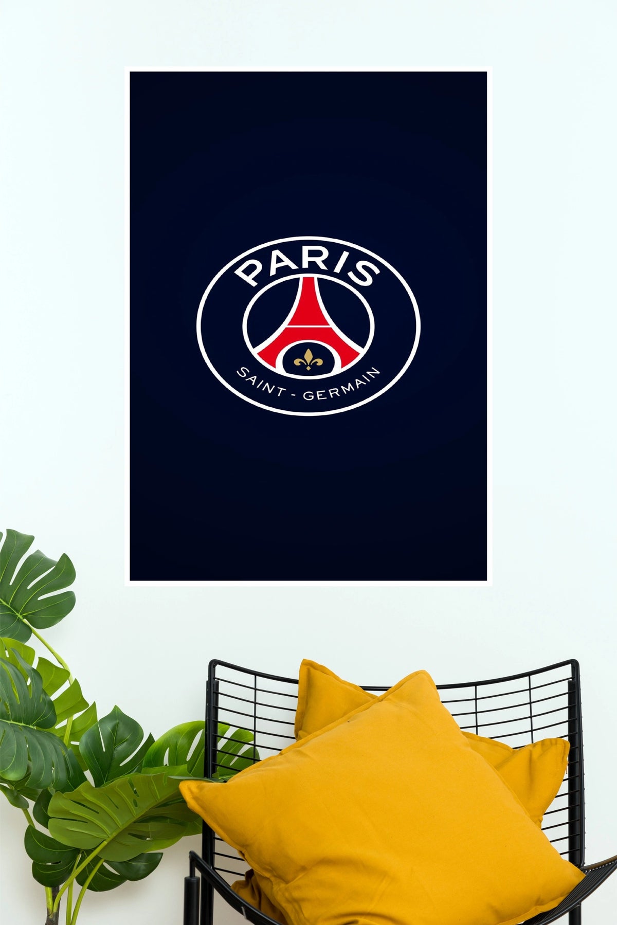 Paris Saint-Germain Football Club Logo Wall Poster (Football poster)