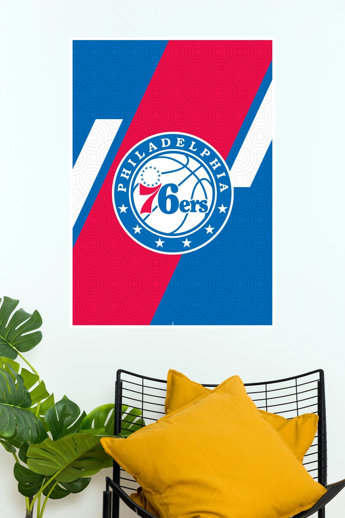 Philadelphia 76ers Basketball Logo Wall Poster  (Football poster)