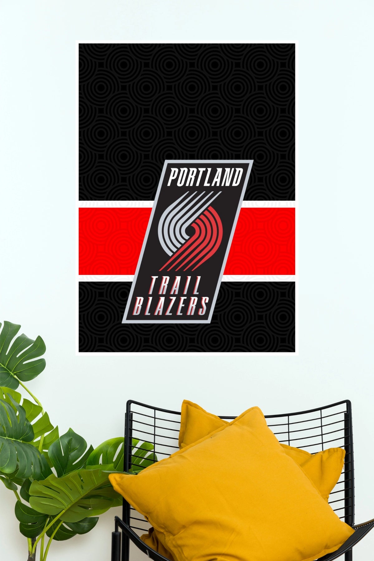Portland Trail Blazers Basketball Logo Wall Poster (Football poster)