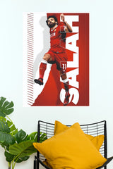 Mohamed Salah Number 11 Speed and Skill Football Wall Poster (Football poster)
