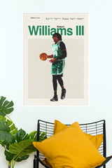 Robert Williams III Number 44 Boston Basketball Wall Poster (Football Poster )