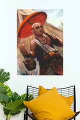 Vamana Avatar with Umbrella Dashavatar Spiritual Wall Poster  (God Poster )