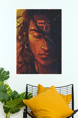 Har Har Mahadev – Lord Shiva Divine Meditation Wall Poster  (God Poster )