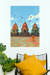 Jagannath Rath Yatra – Puri Divine Chariot Festival Wall Poster (God Poster )