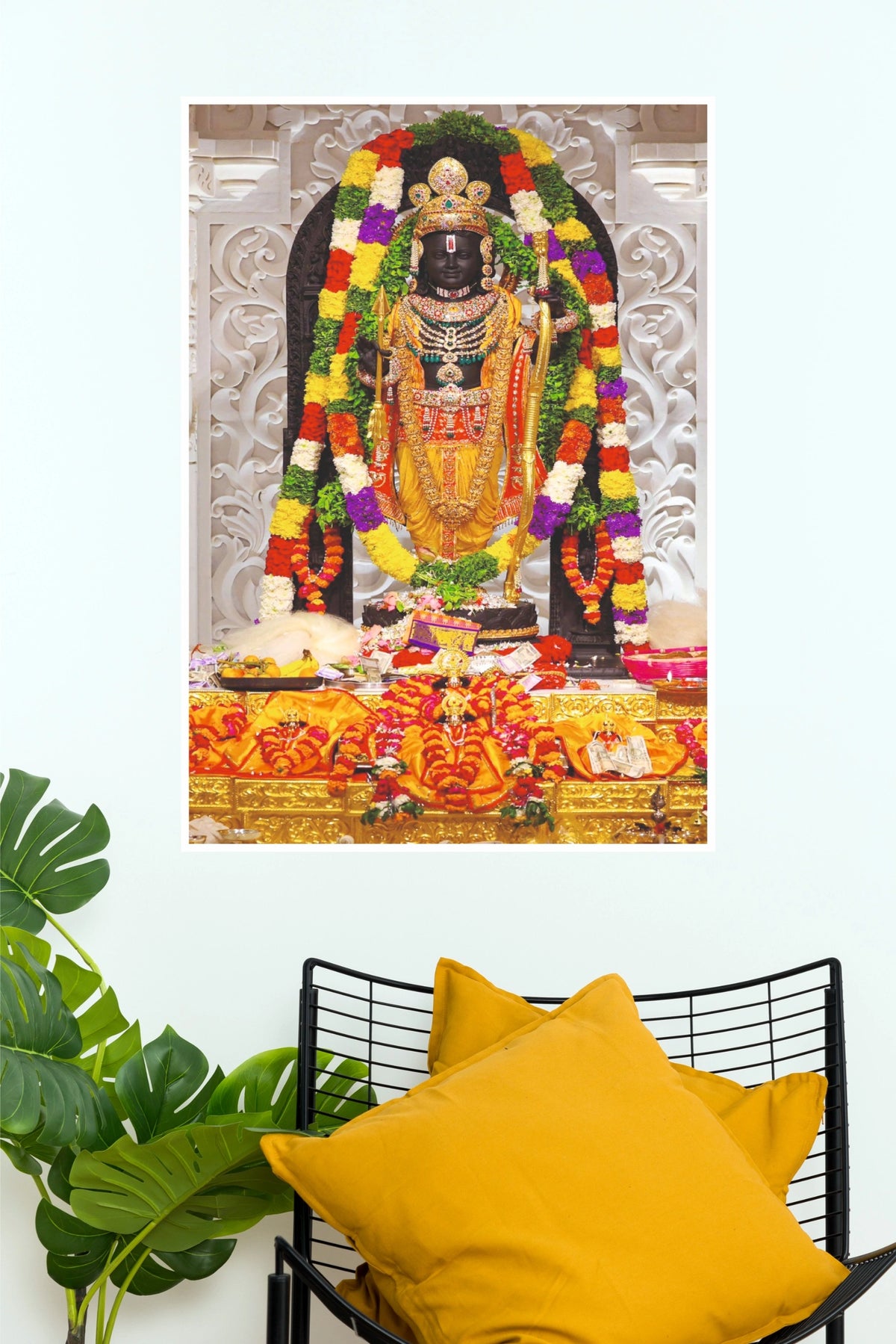 Jai Shri Ram – Ram Lalla Ayodhya Mandir Divine Wall Poster (God Poster )