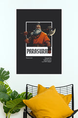 Lord Parashuram Poster | Hindu Mythology Warrior Wall Art | The Poster Valley   (God Poster)