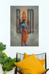 Shri Ram Divine Archer – Modern Ayodhya Warrior Wall Poster (God Poster)