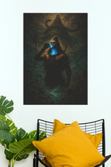 Neelkanth Mahadev – Divine Shiva Spiritual Wall Poster  (God Poster )