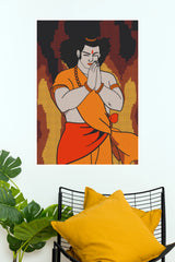 Shree Ram Namaste – Divine Devotional Wall Poster (God Poster)