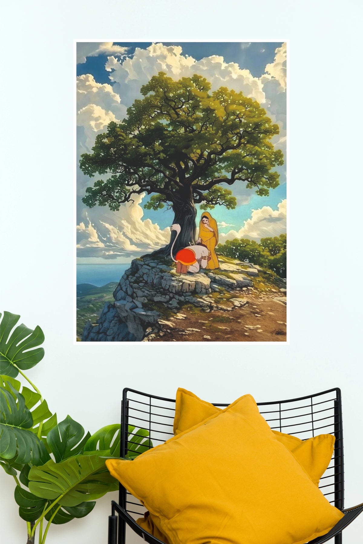 Siya Sang Hanuman – Divine Devotion Nature Wall Poster (God Poster)