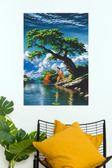 Vanvaas Ki Madhur Yatra – Ram Sita Divine Nature Wall Poster (God Poster)