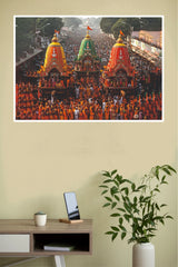 Jagannath Rath Yatra Celebration – Puri Festival Wall Poster (God Poster)