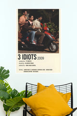 3 Idiots Movie Poster 2009 | Bollywood Film Wall Art | Aamir Khan Movie Poster |   (Bollywood Poster)