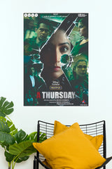 A Thursday Movie Poster | Bollywood Thriller Wall Art | Hindi Movie Poster (Bollywood Poster)