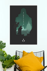 Assassin's Creed Syndicate Minimalist Silhouette Art Poster  (Game Posters)