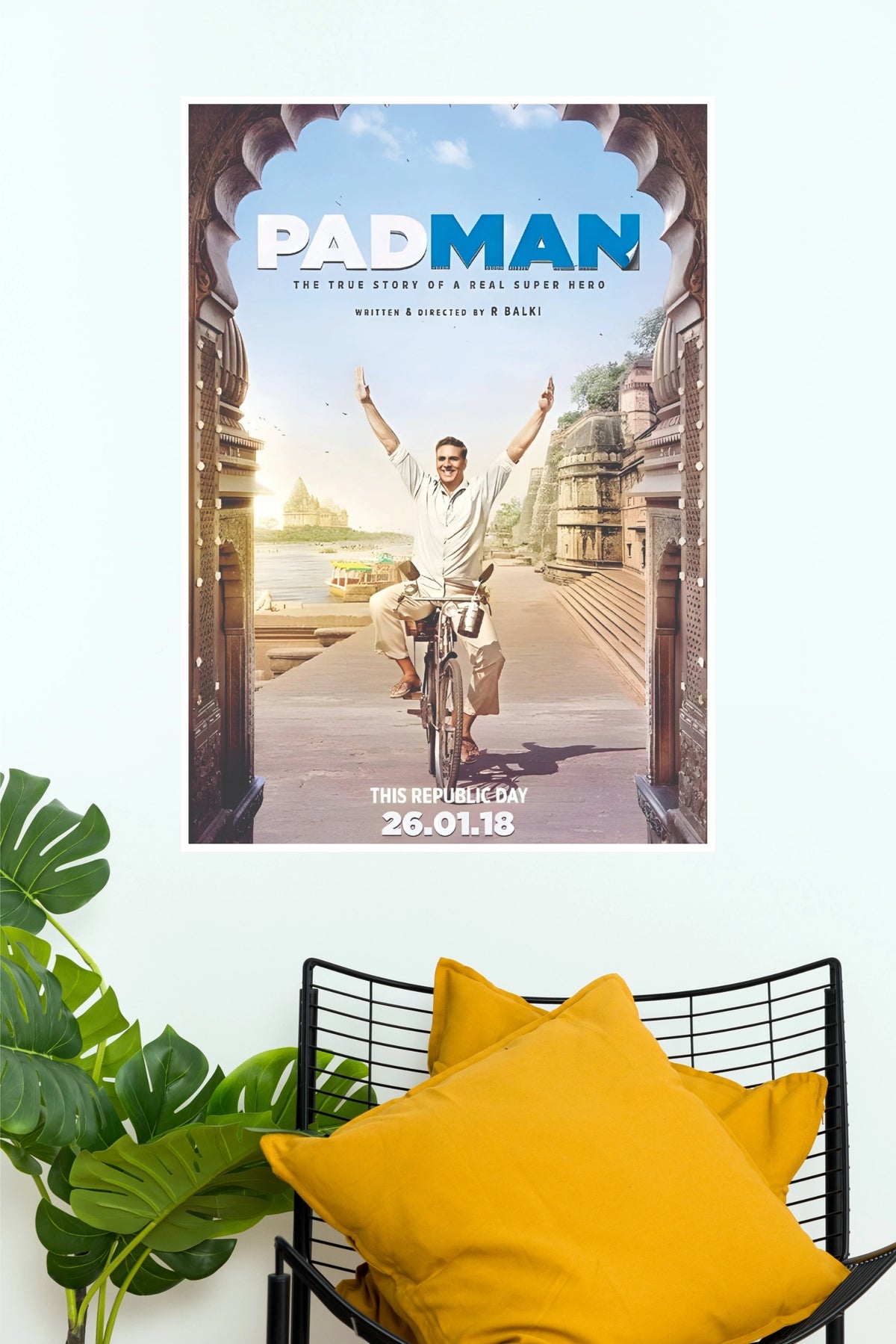 Pad Man Movie Poster | Akshay Kumar Bollywood Inspirational Wall Art   (Bollywood Poster)