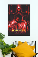 Animal 2023 Bollywood Movie Poster | Ranbir Kapoor Action Wall Poster  (Bollywood Poster)