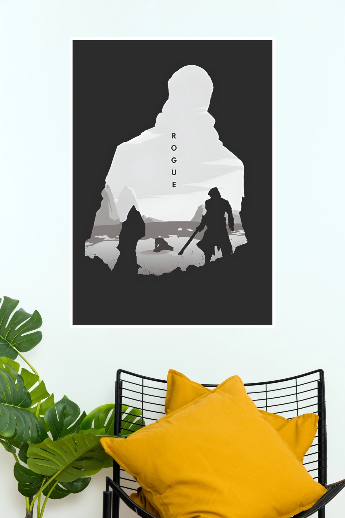 Assassin’s Creed Rogue Inspired Poster – Snowy Assassin Gaming Wall Art (Game Poster)
