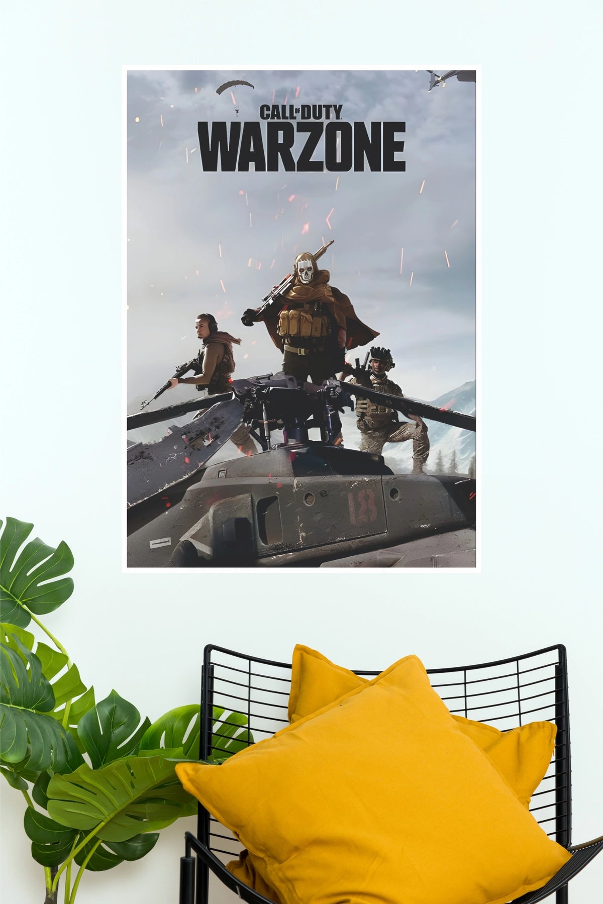 Call of Duty Warzone Helicopter Operators Action Poster (Game Posters)