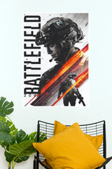 Battlefield Inspired 2042 Poster – Futuristic Soldier Gaming Wall Art (Game Poster)