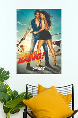 Bang Bang Movie Poster | Bollywood Action Thriller Film Wall Poster Print  (Bollywood Poster)