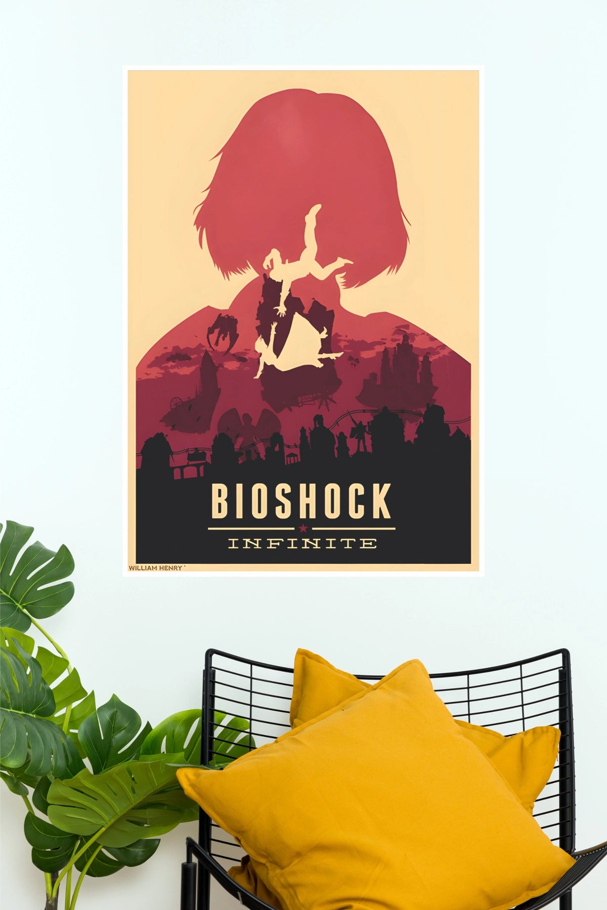 BioShock Infinite Poster – Columbia City Video Game Wall Art Print (Game Poster)