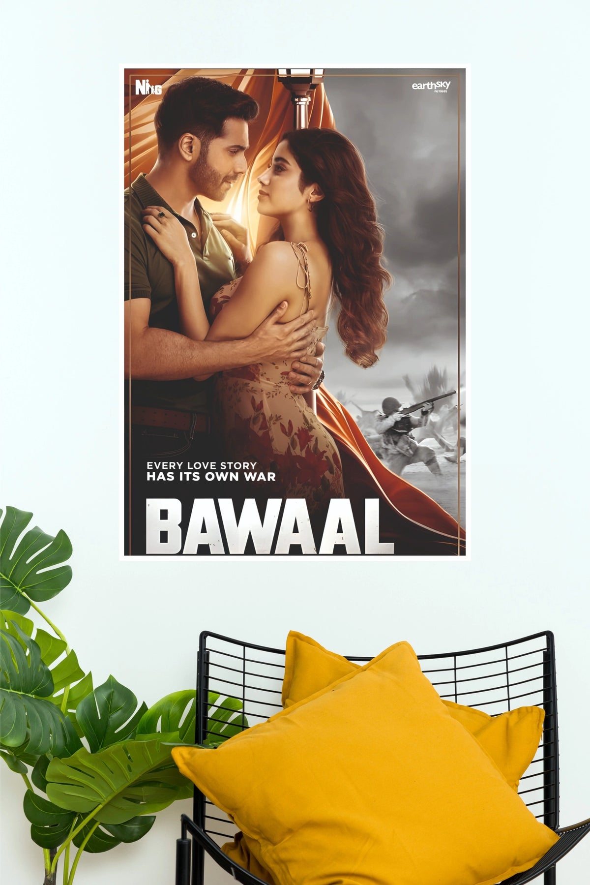 Bawaal Movie Poster | Bollywood Romantic Drama Film Wall Poster Print  (Bollywood Poster)