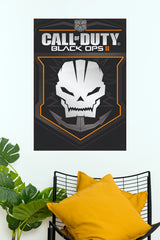 Call of Duty Black Ops II Poster – Skull Gaming Wall Art Print (Game Poster)