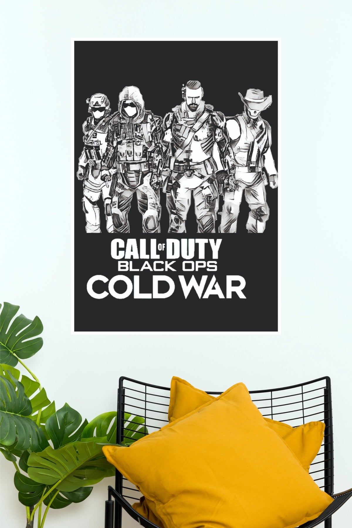 Call of Duty Black Ops Cold War Poster – Tactical Gaming Wall Art Print (Game Poster)
