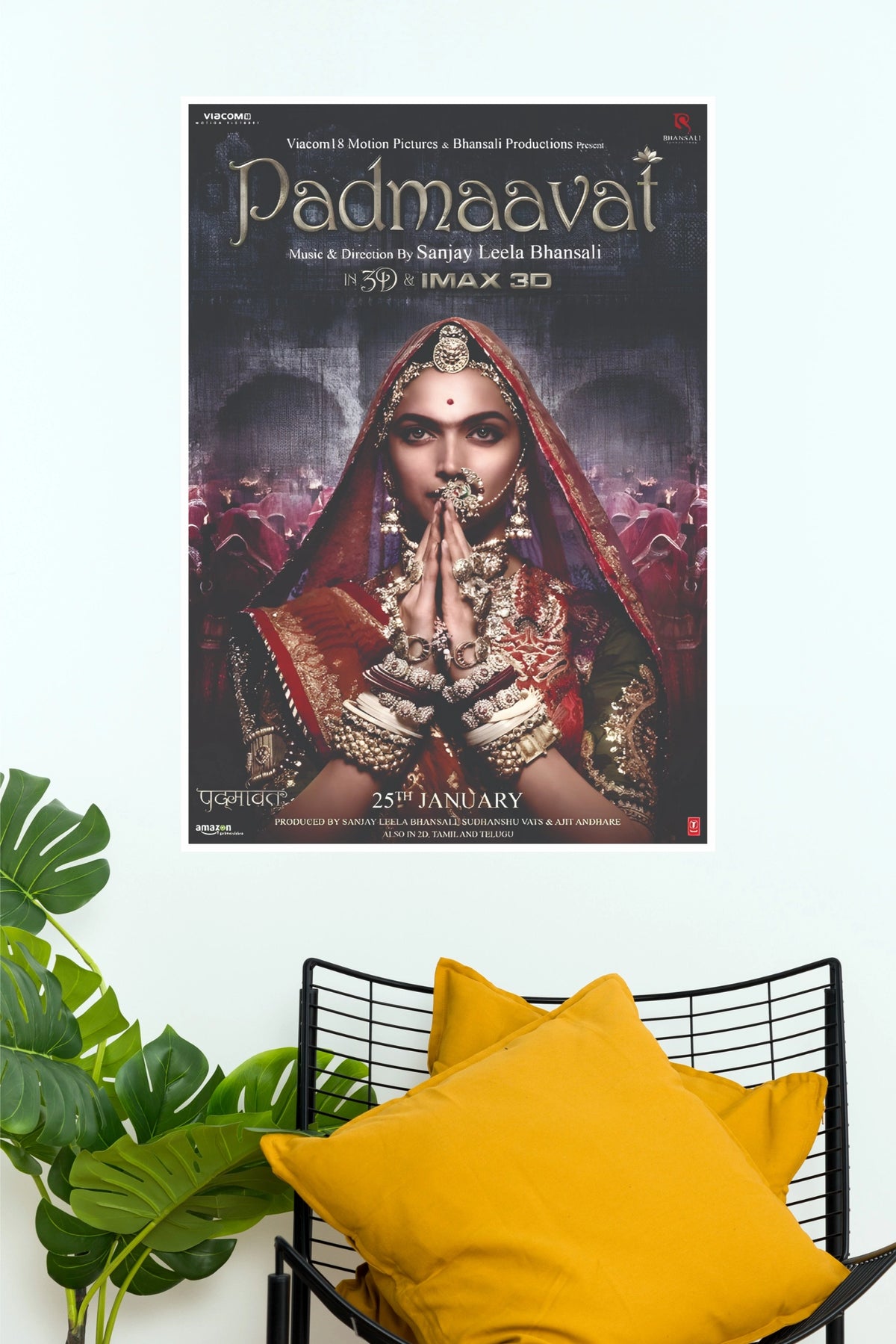 Padmaavat Movie Poster – Royal Rajput Bollywood Vertical Wall Art Print  (Bollywood Poster)